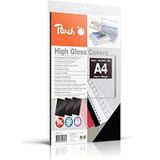 Peach - PB100-17 Achterwanden Omslag - Zwart - 250 g/m² - 25 Stuks