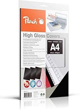 Peach - PB100-17 Achterwanden Omslag - Zwart - 250 g/m² - 25 Stuks