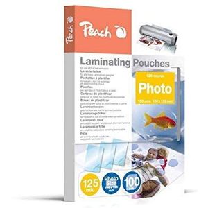 Peach - 510618 Laminatorzak - Transparant - Glanzend - 100 Stuks