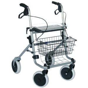 Dietz Reha-Technik Fakto Rollator met zitting, saffiergrijs