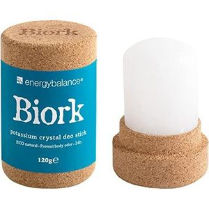 Biork - Crystal deodorant stick in kurk verpakking