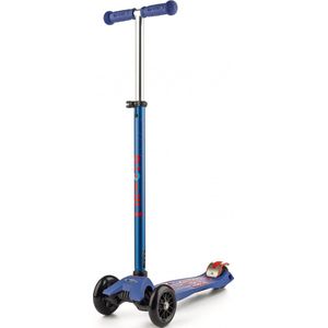 Micro - Maxi Kinderstep Deluxe - Blauw - Verstelbaar en Stabiel Scooter