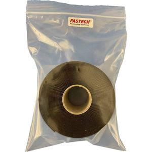 FASTECH® 730-330-5-Bag Klittenband Om vast te plakken Hotmelt Haakdeel, Extra sterk (l x b) 5000 mm x 50 mm Zwart 5 m