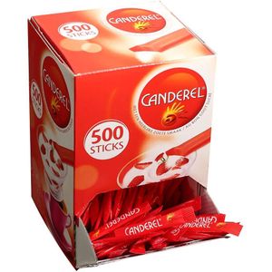 Zoetstofstick canderel 500x0.5gr | Doos a 500 stuk