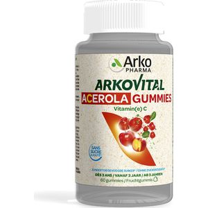 Arkopharma - Arkovital Acerola Gummies formule bevat 100% Vitamine C uit Acerola-bessen.