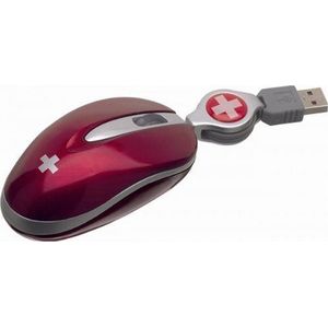 WorldConnect Mobile Design Mouse SMM-003 muis (optisch, USB, 800 dpi, rood)