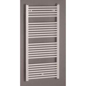 Zehnder Zeno handdoekradiator 118.4x50cm 562watt Staal Wit glans ZN120050