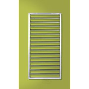 Zehnder Subway handdoekradiator 126.1x60cm 639watt Staal Wit glans SUB-130-060