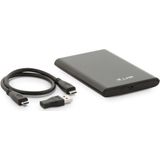 LMP - DataMobile - Harde Schijf Behuizing - Grijs - Aluminium