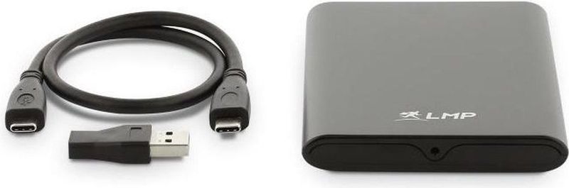 LMP - DataMobile - Harde Schijf Behuizing - Grijs - Aluminium
