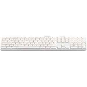 LMP - Bedraad Aluminium toetsenbord - QWERTY - Geschikt voor Apple iMac - Zilver/Wit