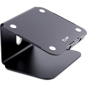 LMP ProStand Ergonomische laptopstandaard voor 12 inch tot 17 inch, aluminium, zwart