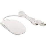 LMP - Easy Mouse - Wit - USB-C - 2 Knoppen en Scrollwiel