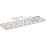 LMP - USB-C- Bedraad Aluminium toetsenbord - QWERTY - Geschikt voor Apple iMac - Zilver/Wit
