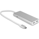 LMP - USB-C Hub - 7-poorts - Zilver - Aluminium