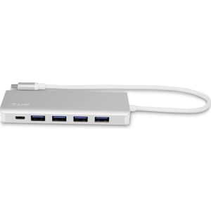LMP - USB-C Hub - 7-poorts - Zilver - Aluminium