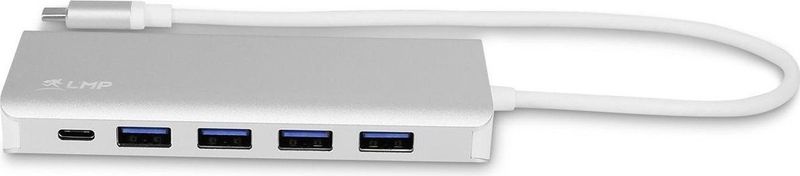 LMP - USB-C Hub - 7-poorts - Zilver - Aluminium