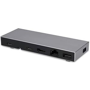 LMP USB-C Compact Dock 2-4K 6-poorts USB-C Dock, ideaal voor MacBook Air/Pro M1/M2 - Spacegrijs