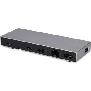 LMP USB-C Compact Dock 2-4K 6-poorts USB-C Dock, ideaal voor MacBook Air/Pro M1/M2 - Spacegrijs