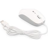 LMP - Elite Pro - Muis - Wit - Zilver - Ergonomisch ontwerp