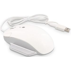 LMP - Elite Pro - Muis - Wit - Zilver - Ergonomisch ontwerp