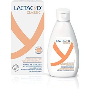Lactacyd - Classic - Intieme Waslotion - 200 ml - Aangepaste pH-waarde met Natuurlijk L-Melkzuur