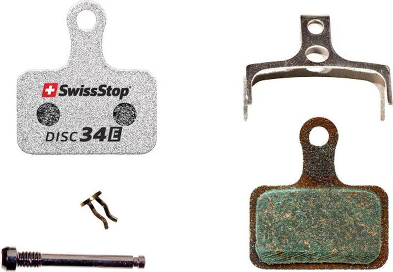 SWISSSTOP Scheibenbremsbelag Disc 34 E Shimano Dura Ace BR-R9170, Ultegra BR-R8070, 105 BR-R7070, Tiagra BR-4770, GRX BR-RX810, GRX BR-RX400, BR-RS805,