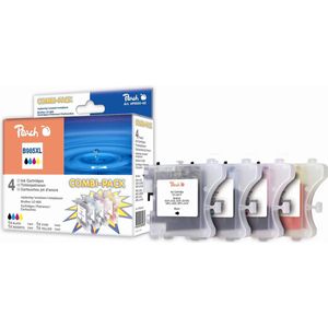 Peach - LC-985 Inktcartridge - Combi Pack - Zwart/Cyan/Magenta/Geel - 14ml
