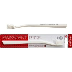 SWISSDENT - Profi Tandenborstel - Wit - Gepatenteerde Borstelkop