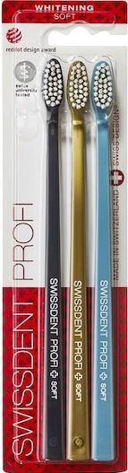 Swissdent - Profi Whitening Trio - Tandenborstels - Soft - 1 Stk.