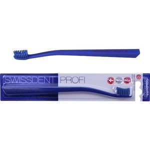 Swissdent - Profi Colours - Tandenborstel - Blauw - Soft-Medium