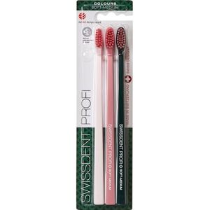 Swissdent - Profi Colours Trio - Tandenborstels - Soft-Medium