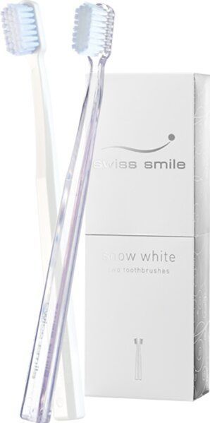 Swiss Smile - Whitening Tandenborstelset - Gezichtsverzorgingssets - Wit en Transparant