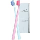 Swiss Smile Verzorging Tandverzorging Cadeauset Diamond Glow Toothbrushes Rose Quartz & Serenity Ice Blue
