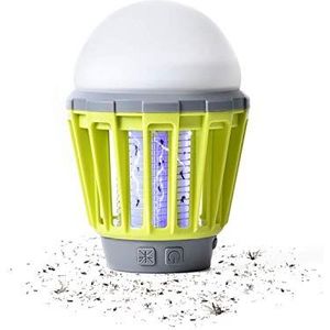 OHMEX OHM-MSK-6000 – lamp tegen muggen – opladen via USB – waterdicht – verlichtingsmodus 20% – 50% – 100% – geïntegreerde accu: 3,7 V.