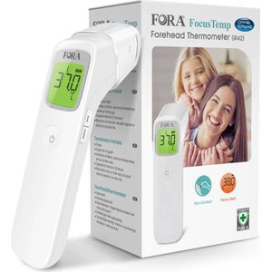 ForaCare Suisse® - Thermometer Voorhoofd - Koortsthermometer - Klinisch gevalideerd - Bluetooth koppeling met app