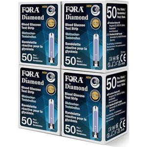 FORA - Diamond - Teststrips - Geen Codering - 50 Stuks