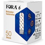 FORA Bloedsuiker teststrips 50 stuks Vial
