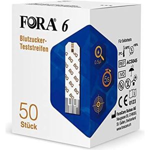Fora - 6 - Teststrips - 50 Stuks - Geschikt voor Fora 6 Connect Multimeter