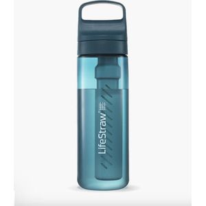 LifeStraw Go Laguna Teal GO-650ML-TEAL BPA-Free Plastic, waterfles met 2-stage filter, 650 ml