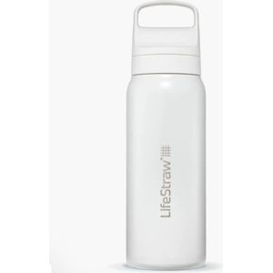 GO 2.0 STAINLESS STEEL WATER FILTER BOTTLE - 700 ML - DIVERSE KLEUREN WHITE