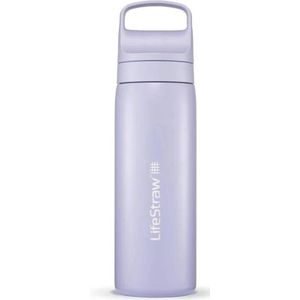 LifeStraw Go Provence Purple GOST-530ML-PUR Stainless Steel, waterfles met 2-stage filter, 530 ml
