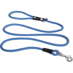 Curli Stretch Comfort Leash Blue - Hondenriem - 180x1.0 cm Rond Nylon Ø 10 Mm