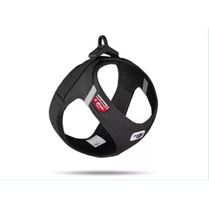 Curli Clasp Vest Harness Clasp Air-Mesh Zwart - Hondentuig - Xxs