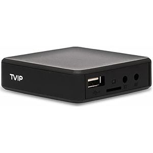 TVIP S-Box v.710 (8 GB, Android 11), Streaming box, Zwart