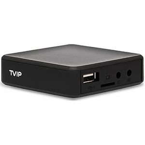 TVIP S-Box v.710 (8 GB, IPTV), TV-ontvanger, Zwart