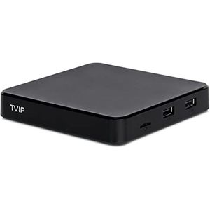 TVIP S-Box v.605se (8 GB, Android 8.0 (Oreo), Linux), Streaming box, Zwart