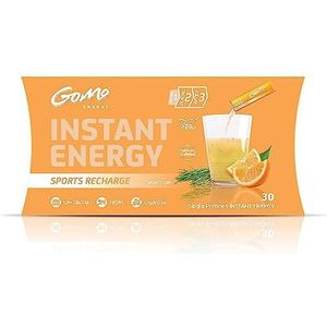 GoMo ENERGY® Isotone suikervrij sportdrankje | Sterktevervanging en Lichaamsherstel | Vitamine D3 + Vitamine K2 + B-vitaminen + Mineraalmengsel | Natuurlijke energiebooster | SPORTS RECHARGE 30 Enkele porties