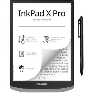 PocketBook InkPad X Pro Mist Grey WLAN Bluetooth 10.3"" USB-C 32GB Touchdisplay