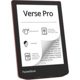 Pocketbook - Verse Pro - E-reader - Rood - 16 GB - Spatwaterbestendig
